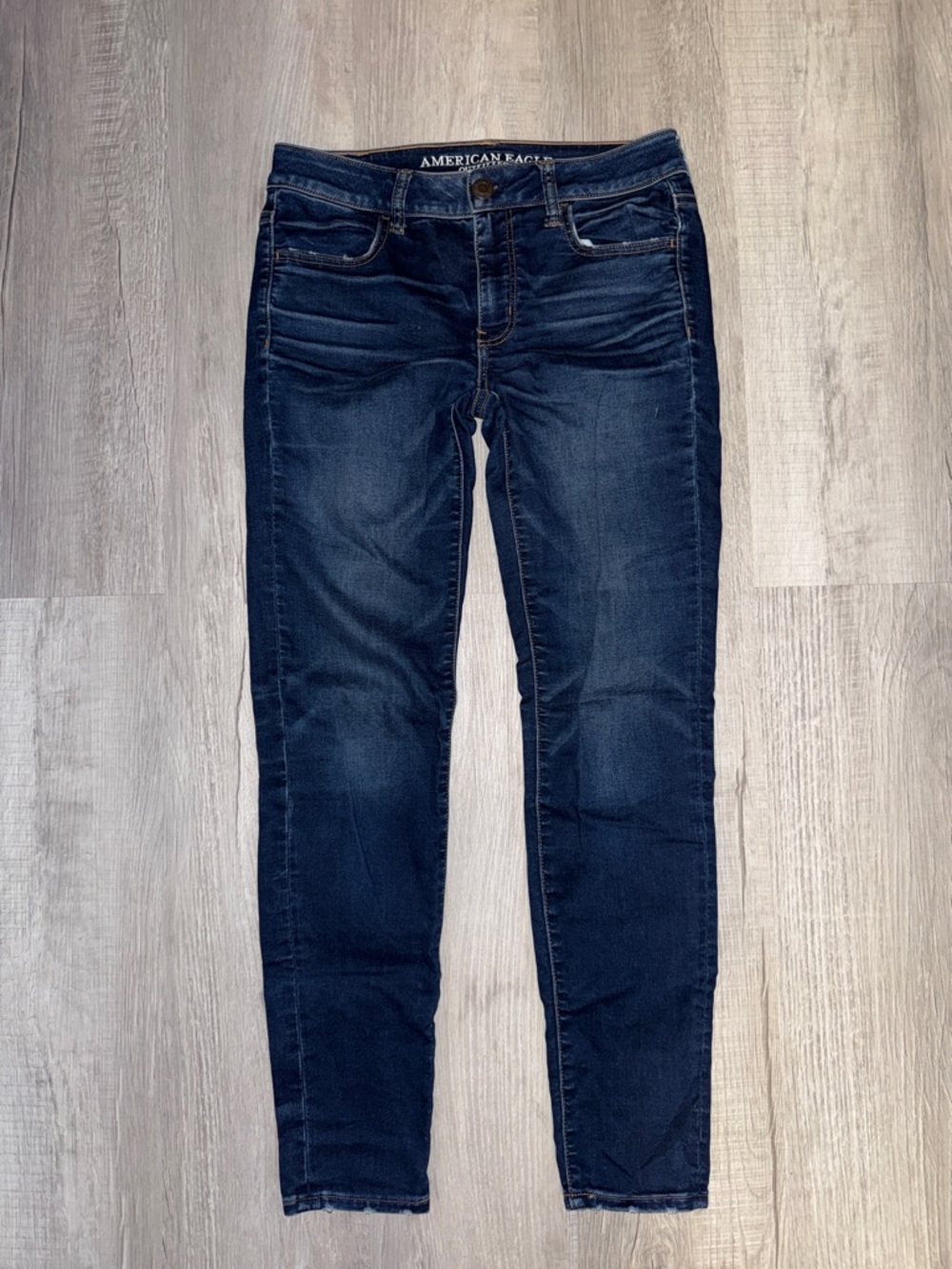 American Eagle Outfitters Navy Blue Super Stretch Jegging